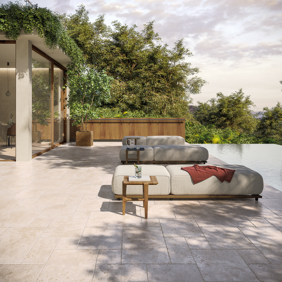 CERDOMUS Tibur Beige Outdoor CMYK PEDRA EXTERIOR