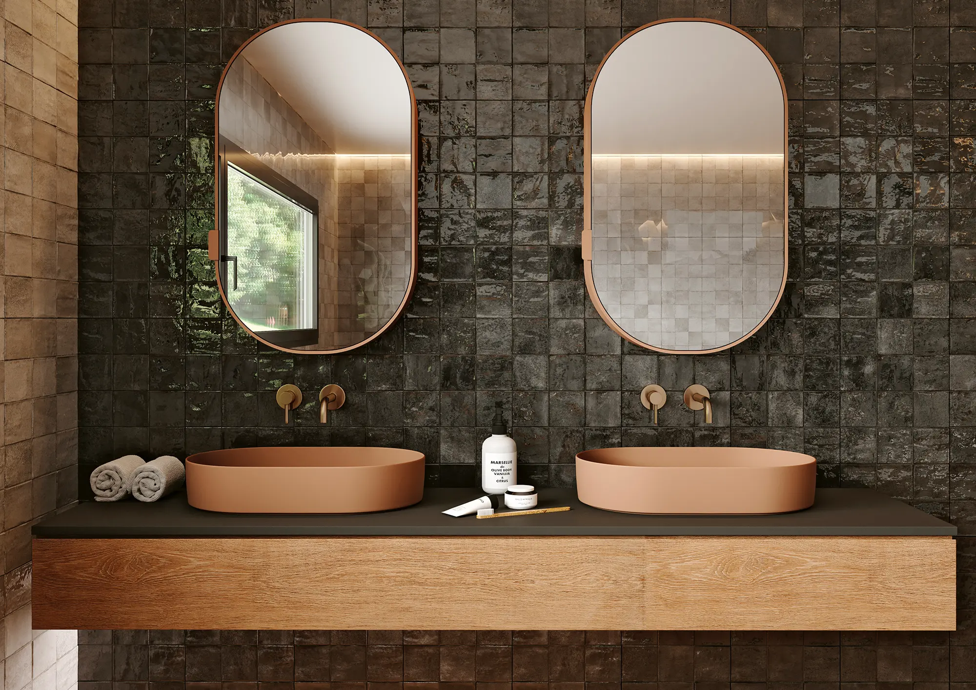 GRESART KECH BLACK SQUARE DECORATIVO