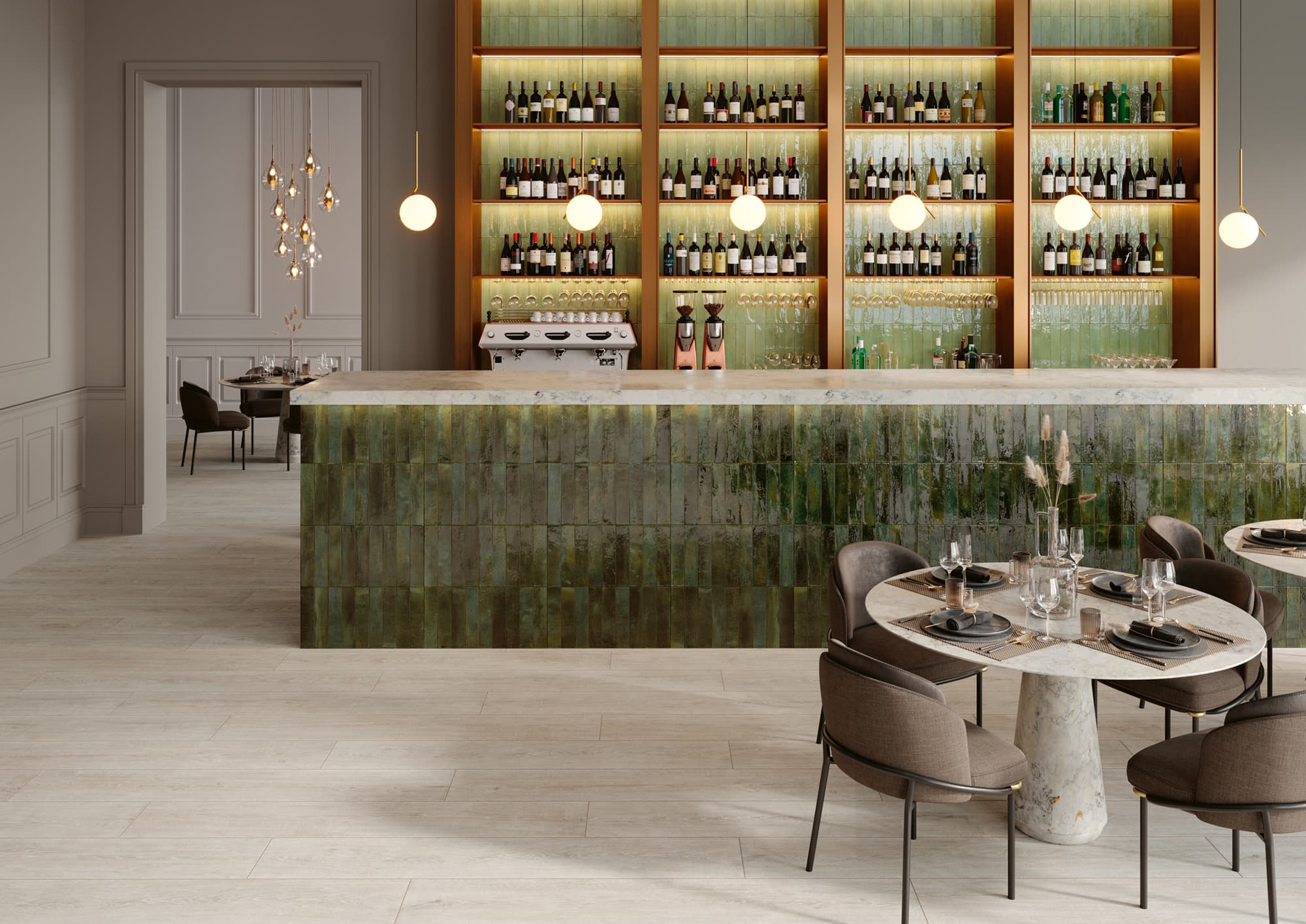 GRESART KECH MINT BRICK DECORATIVO