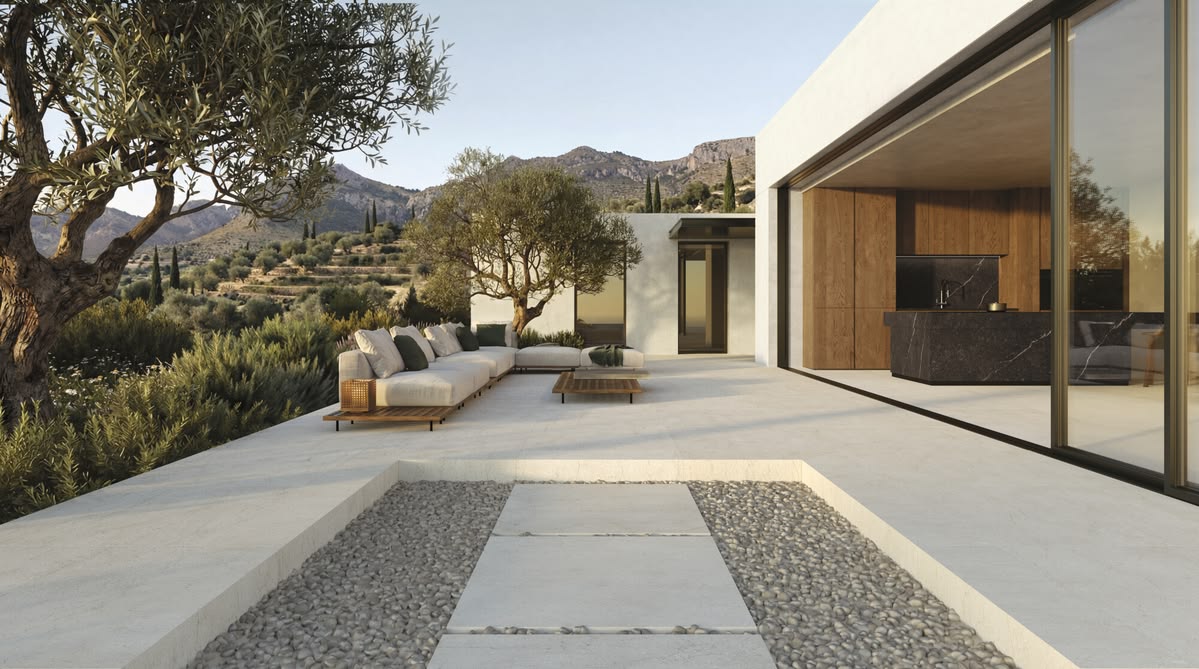 MUSEUM Minimalista Pedra Areia