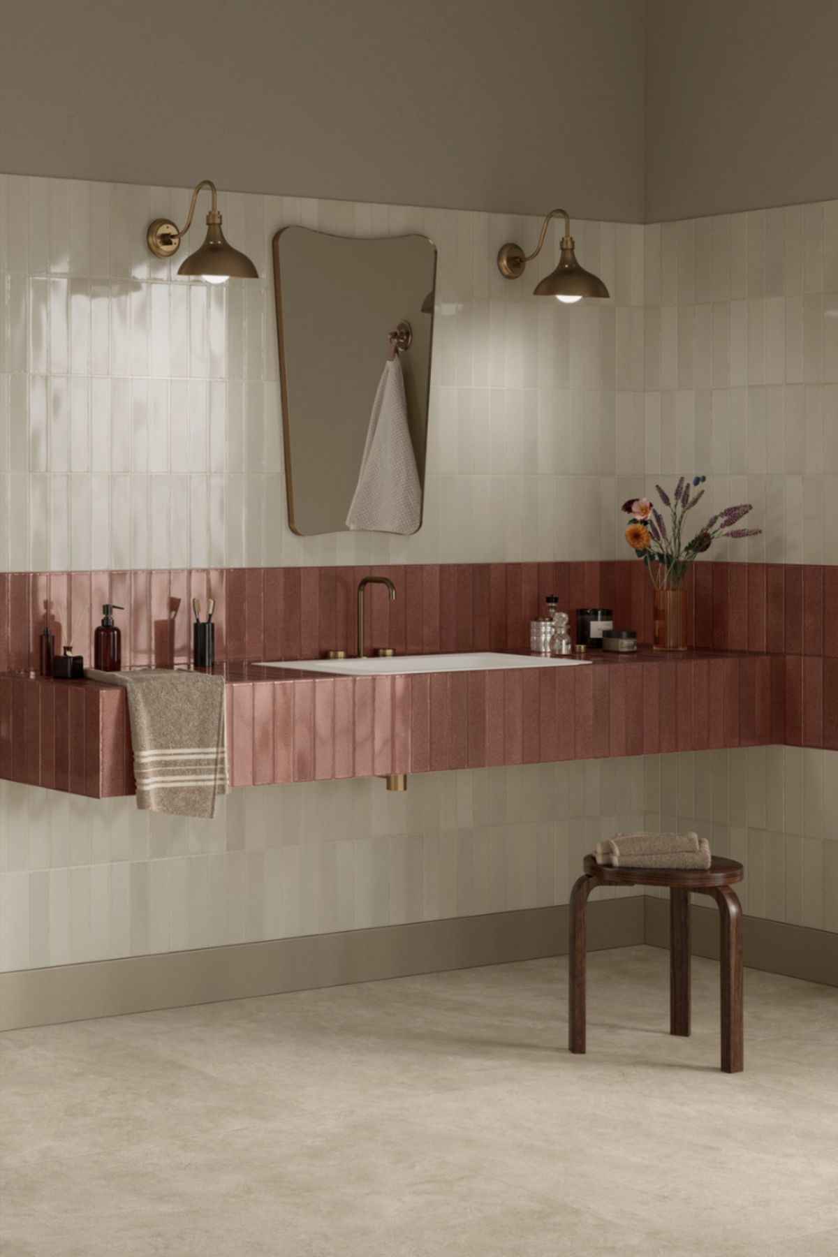 RAGNO Mid Lino E Rubino Decorativo